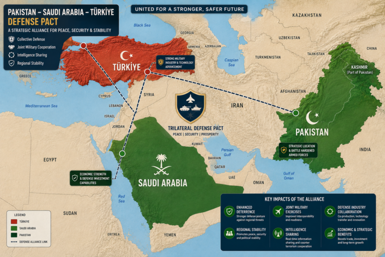 Pakistan Saudi Arabia Türkiye defence agreement